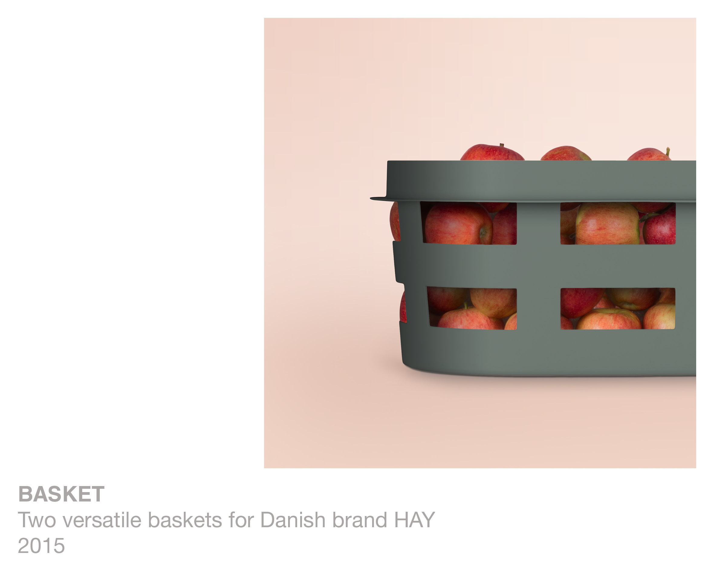 BASKET perforated storage basket
